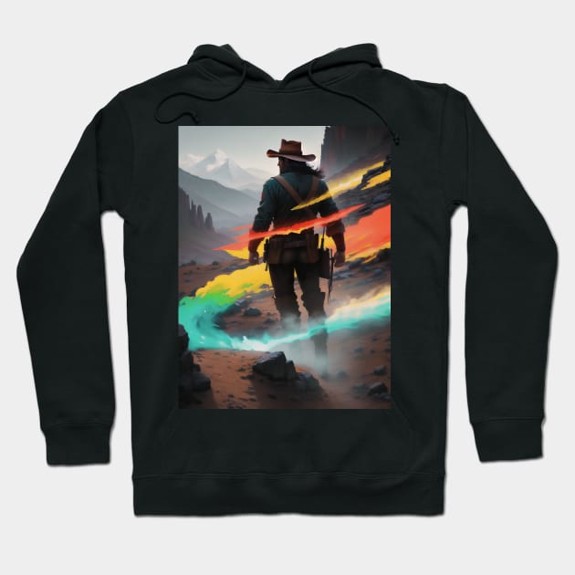 Red Dead Cowboy Hoodie by kiwimick